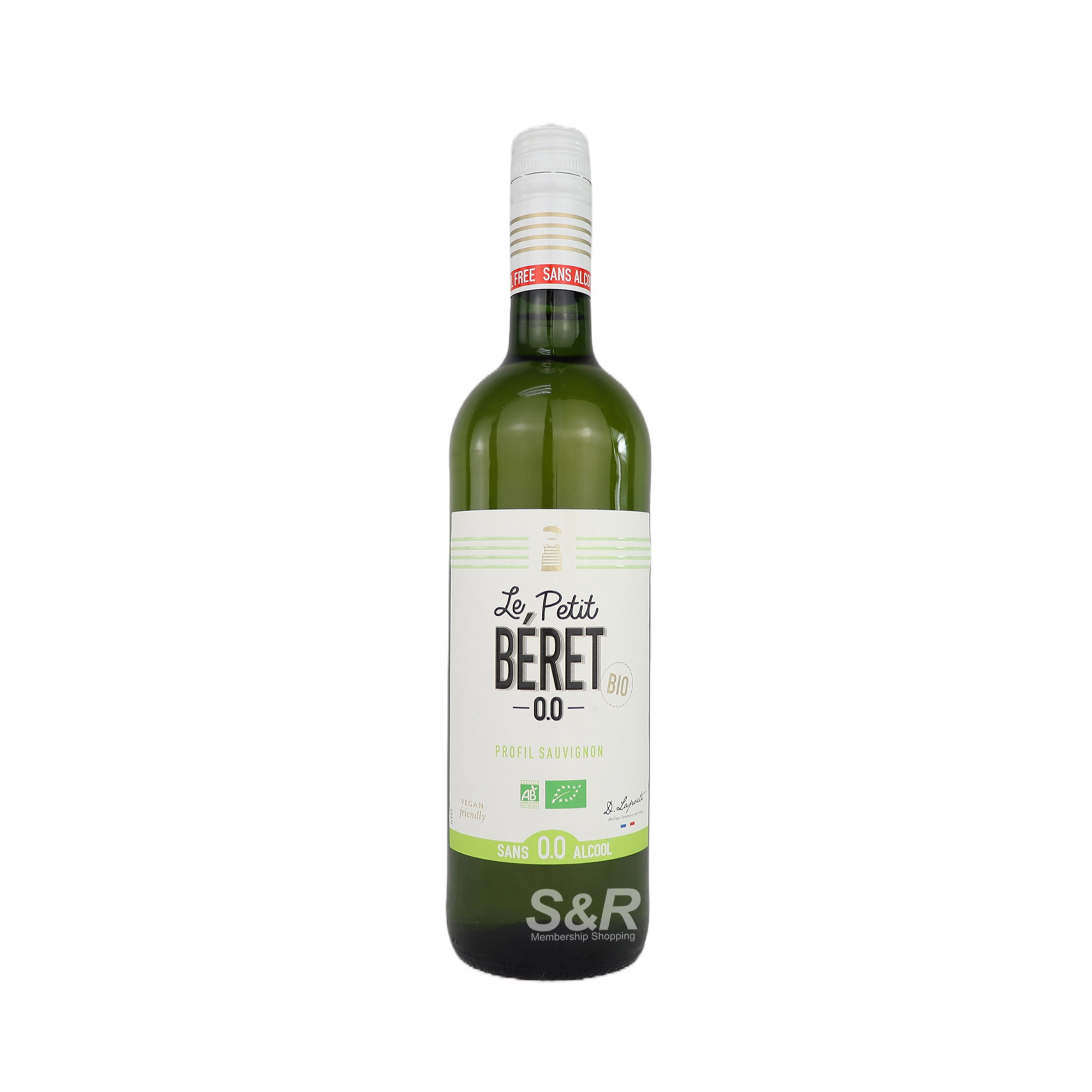 Le Petit Beret Sauvignon Non-Alcoholic White Wine 750mL Le Petit Beret Sauvignon Non-Alcoholic White Wine 750mL